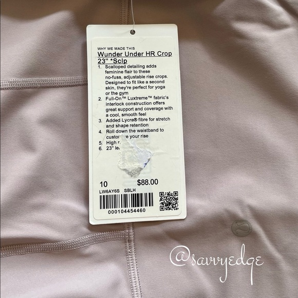 lululemon Wunder Under 23” Crop - Picture 8 of 8